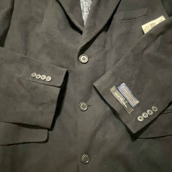 NWT Polo University Ralph Lauren Top Coat Men 44 R Navy Pure Cashmere $1500 READ - Picture 5 of 13